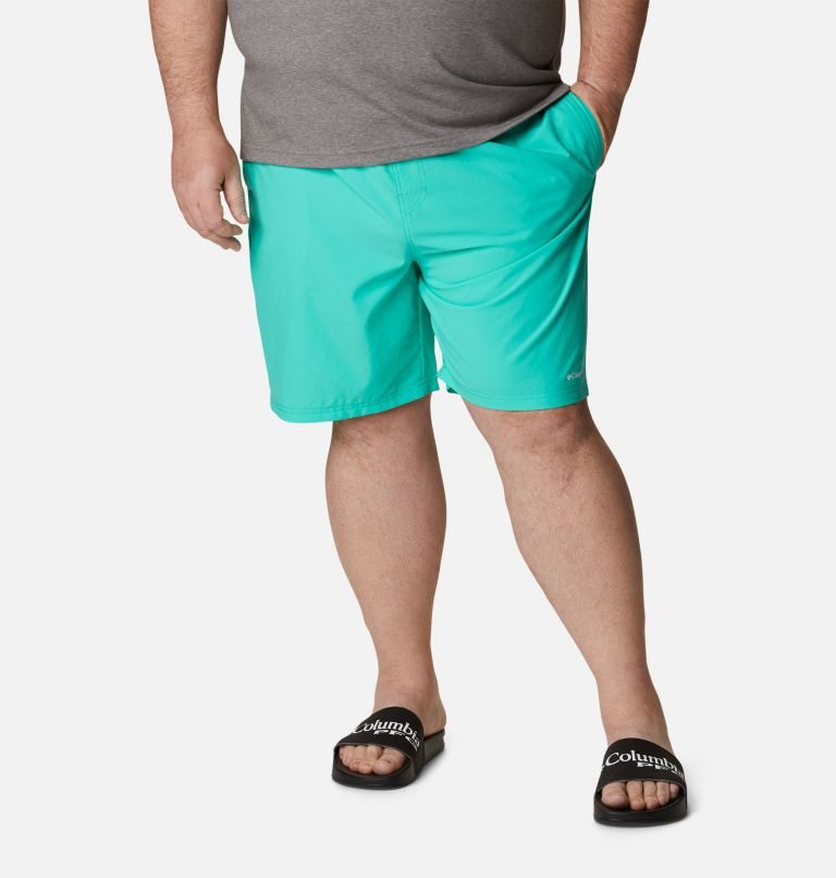 Men\'s Columbia Summertide Stretch Shorts Turquoise | Plus Size CA-DC43L